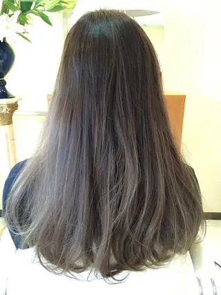 ロング カラー パーマ EMANON新宿西口所属・新宿/髪質改善/ 美髪矯正✨浅江通友のヘアスタイル