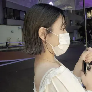 カラー ショート 韓国レイヤー　 suzuのヘアスタイル