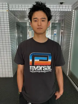 ショート メンズ ruki yabeのヘアスタイル