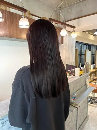 ロング カラー conne&riri所属・MAYU 💚森下のヘアスタイル