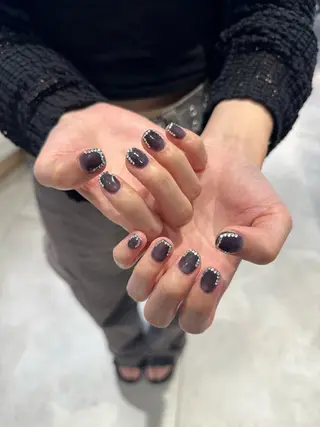 ネイル 🎀韓国レイヤー特化 🎀ベージュ/ミクのヘアスタイル