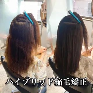 ロング カラー パーマ ブリーチ縮毛矯正/ デサキ ショウヘイのヘアスタイル