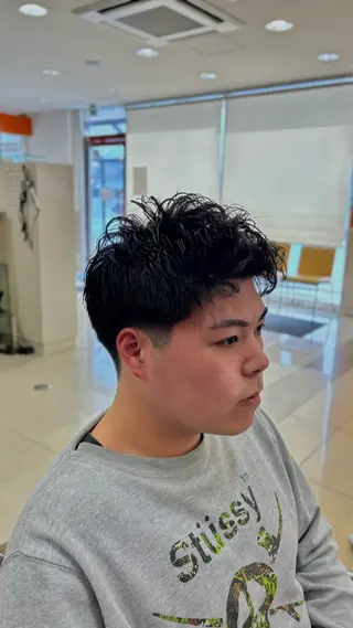 ショート メンズ イン東京米沢店所属・金田 理央のヘアスタイル