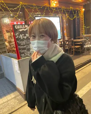 ショート ヘアアレンジ SALOWIN二子玉川店所属・カラー/パーマ/yu フリーランス美容師のヘアスタイル