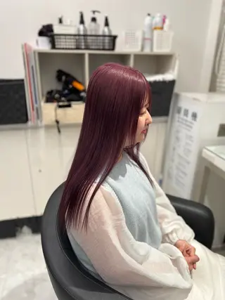 カラー ブリーチなし透明感 💗RYOTAのヘアスタイル
