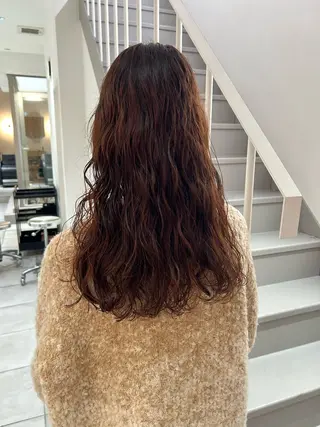 ロング パーマ hanabi /melt西梅田のヘアスタイル