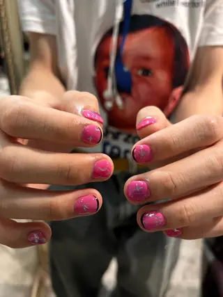 メンズ ネイル AMRITA omotesando所属・艶ｶﾗｰ･:*個性派 ﾈｲﾙ🦋mire-のネイルデザイン