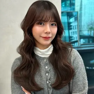 ロング カラー ヘアアレンジ ⭐️ショート/ボブ/ 艶カラー/りょうがのヘアスタイル