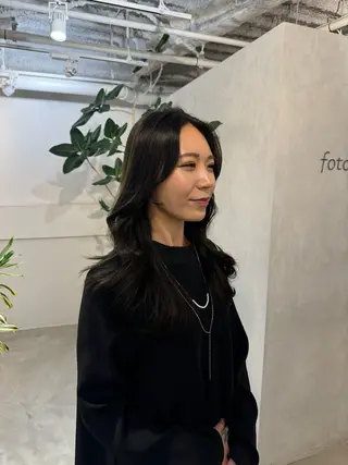 セミロング 顔周りcut・ご相談 ＝新宿しずく🇰🇷のヘアスタイル