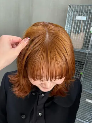 ミディアム SLAY所属・マツイ モモノのヘアスタイル