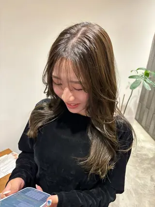 ロング カラー 梅田美容室/カット /Maoのヘアスタイル