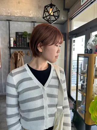 ショート C’LD hair  produce /シールドヘア所属・モテ髪/ボブ/ショー ト/アダチフウトのヘアスタイル