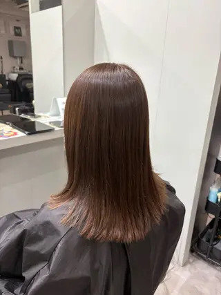 ミディアム tokute 中野真咲🐺のヘアスタイル