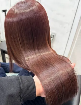 ロング カラー 透明感カラー・ 髪質改善🩵イケダのヘアスタイル