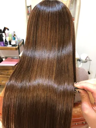 ロング ＼脱・うねり& 広がり／gite菊のヘアスタイル