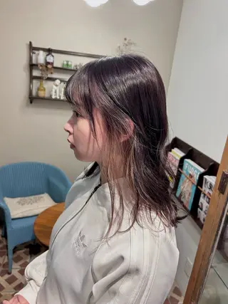 ミディアム カラー Masaki ブリーチカラーのヘアスタイル