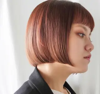 ショート カラー ショートボブ縮毛矯正 髪質改善のプロ山道潤のヘアスタイル
