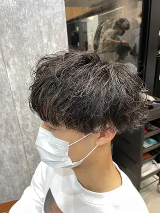 ショート カラー パーマ メンズ 🔥メンズ超特化🔥 青木海斗のヘアスタイル