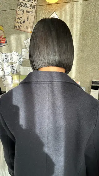 ショート ボブ/ショートボブ/ 岡山駅/別曽遥也のヘアスタイル