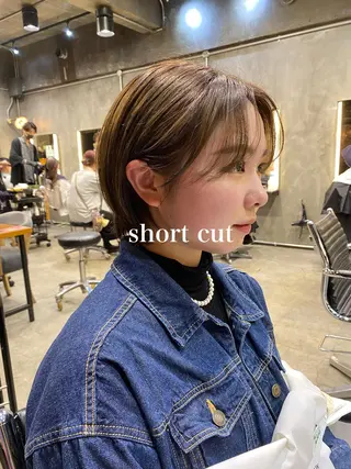 ショート カラー ニュアンスデザイン/ SHOUTOのヘアスタイル