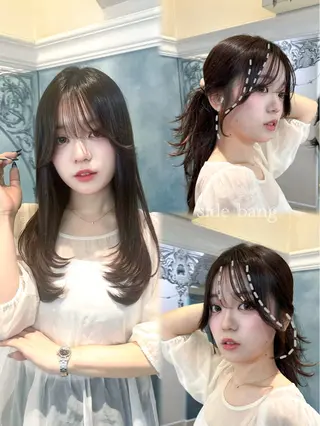 ロング レイヤー/顔周り /ボブ/銀座/サラのヘアスタイル