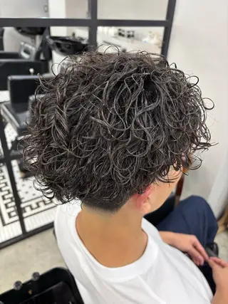 ショート パーマ メンズ 💈メンズ特化💈 テッペイのヘアスタイル