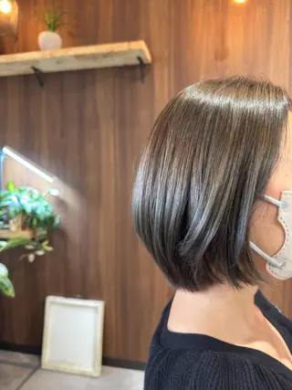 ミディアム カラー ooLL.e  オルエ所属・池田 よしあのヘアスタイル