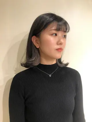 ミディアム カラー 🦋美髪／エクステ 🦋アベイクミのヘアスタイル