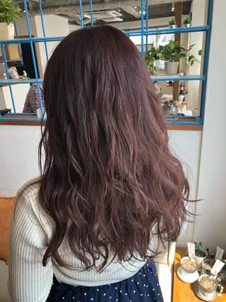 ロング カラー Ate by little所属・青木 梢のヘアスタイル