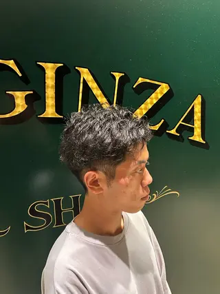 メンズ ヒロ銀座牛山 友晴のヘアスタイル