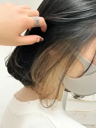 ミディアム カラー ヘアアレンジ 指名支持率NO.1 スタイリストのヘアスタイル