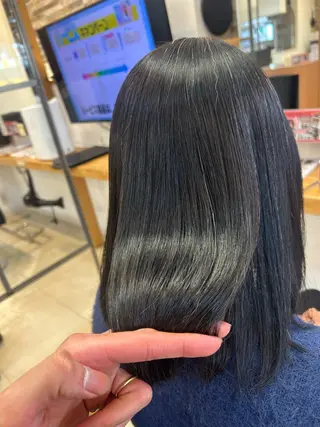 ミディアム 矢口 直樹のヘアスタイル