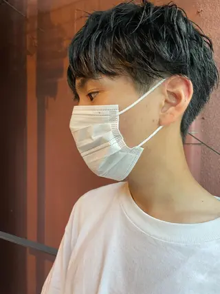 メンズ 京都美容師 塩のヘアスタイル