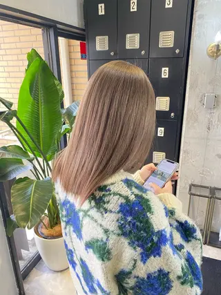 セミロング カラー 🌻Insta指名 NO.1🌻Shoのヘアスタイル