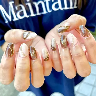 ネイル 🤎🧸 Aya 🧸🤎のネイルデザイン