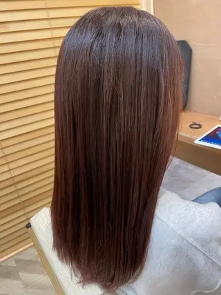 ロング パーマ 岸田 怜奈のヘアスタイル