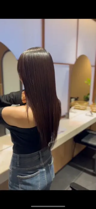 セミロング ✨髪質改善×レイヤー ボブカットきり✨のヘアスタイル