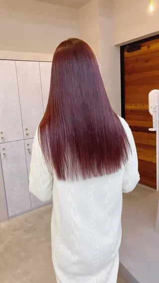 ロング カラー 暖色カラー/透明感 ベージュ/結羽🌼のヘアスタイル