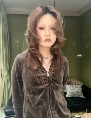 セミロング 堀田 柊のヘアスタイル