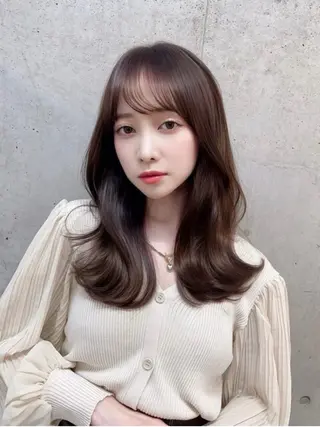 セミロング L’me  TOKYO by youres所属・《柔らかhair𓍯 》木村美姫のヘアスタイル