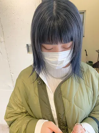 ミディアム カラー Fuuu《フゥ》所属・シノザキ シンゴのヘアスタイル