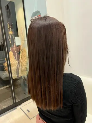 ミディアム カラー パーマ 堀井 凌平のヘアスタイル