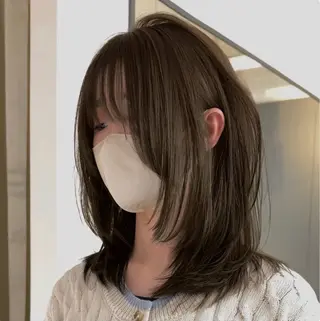 カラー GIEN Nu+ 中谷 翔のヘアスタイル