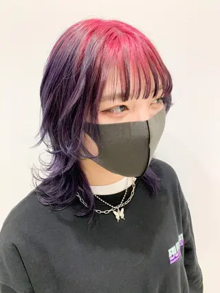 ミディアム 🍀ケアブリーチ カラー🍀坂井のヘアスタイル