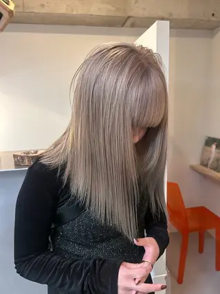 セミロング モデル募集中🥚福岡 kii anju🐄のヘアスタイル