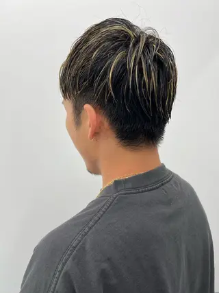 ショート カラー メンズ GO TODAY SHAiRE SALON Arc店所属・🉐メンズヘア特化 men's/ケンイチのヘアスタイル