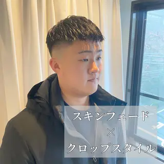 ショート メンズ ブリーチ縮毛矯正/ デサキ ショウヘイのヘアスタイル