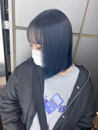 ミディアム カラー Hairsalon F＋Moana by　HEADLIGHT所属・salonF 🔸hamaのマツエク・マツパデザイン