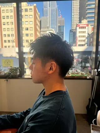 メンズ 銀座骨格診断似合わせ 美容師中島年紀のヘアスタイル