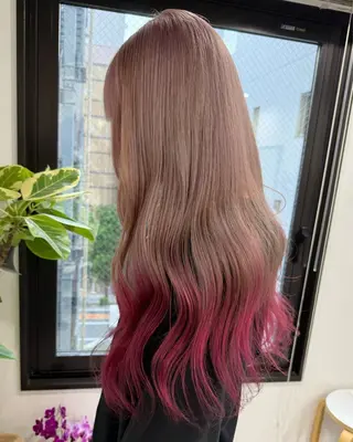 ロング カラー coco ハルヒのヘアスタイル